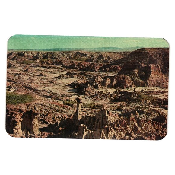 Panorama Postcard Hells Half Acre Wyoming Vintage Sanborn Souvenir Co Inc Dexter - Picture 1 of 2